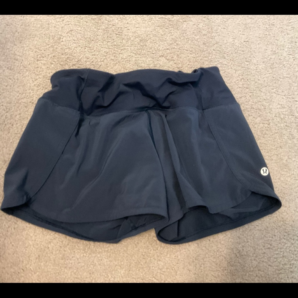 Lululemon speed up short 4 navy